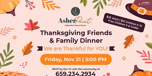 Thanksgiving Friends & Family Dinner