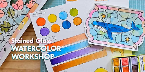 Paint n' Sip: Stained Glass Watercolor