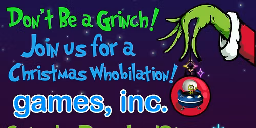 Christmas Whobilation at Games, Inc. Hattiesburg in The Turtle Creek Mall!
