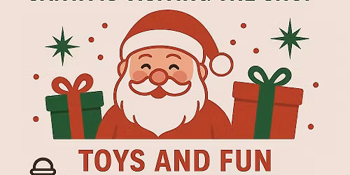 SANTA`S visit to the shop @ holiday event for the little ones