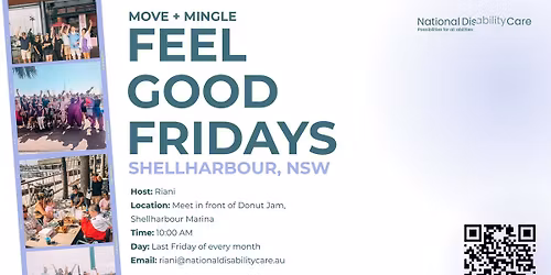 Move + Mingle Feel Good Fridays - Shellharbour