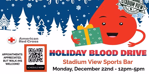 Holiday Blood Drive @ Stadium View!