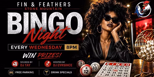 Bingo Night at Fin and Feathers Stone Mountain