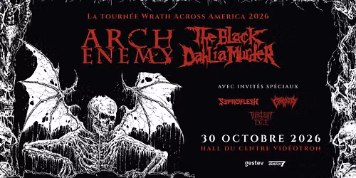 Arch Enemy and The Black Dahlia Murder | Centre Vid\u00e9otron
