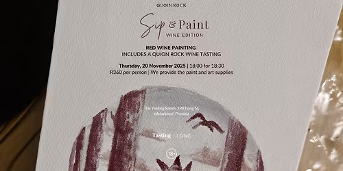 Sip & Paint | Red Wine Edition