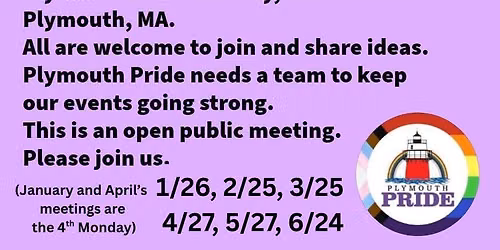 Plymouth Pride Planning Meeting