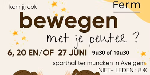 Bewegen met je peuter