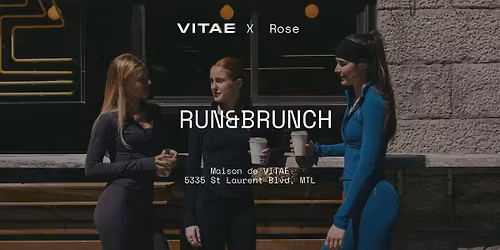 Run & Brunch - VITAE X Rose