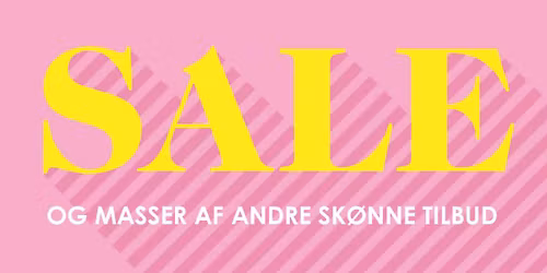 SALE LIVE - F\u00f8rste nogensinde!!