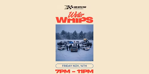 Winter Whips Park N' Chill |  Cars Battle Pass Automotive Events