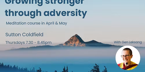 April & May Meditation course: Sutton Coldfield