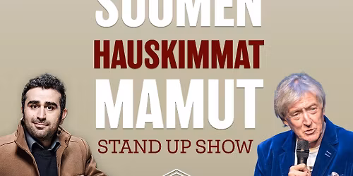 Suomen Hauskimmat Mamut -stand up show \/ Tampere