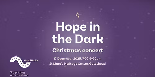 Hope in the Dark charity Christmas concert