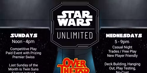 Star Wars Unlimited Weekly Free Play