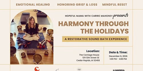 HARMONY THROUGH THE HOLIDAYS