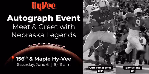 Autograph Event - Meet & Greet with Husker Legends \ud83c\udfc8
