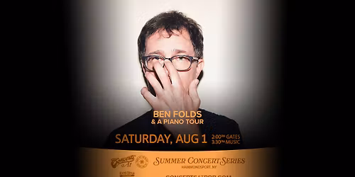 Ben Folds at Concerts at Point of the Bluff