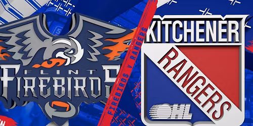 Flint Firebirds at Kitchener Rangers at Kitchener Memorial Auditorium Complex