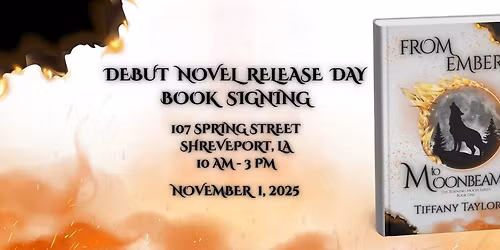 Debut Release Day Book Signing