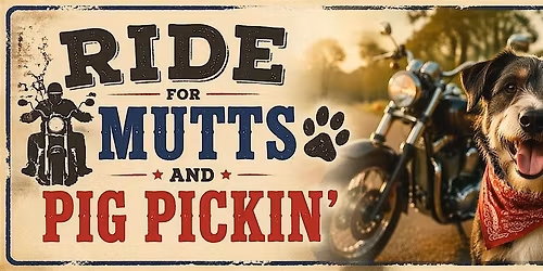 Ride for Mutts and Pig Pickin'
