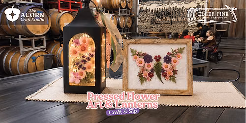 Make Your Own Pressed Flower Lantern or Framed Flower Art