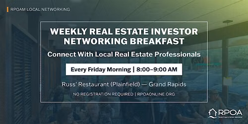 Weekly Real Estate Investor Networking Breakfast