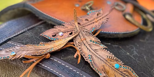 Tooled Hatband and feather pin workshop
