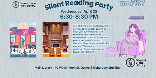 National Library Week: Silent Reading Party