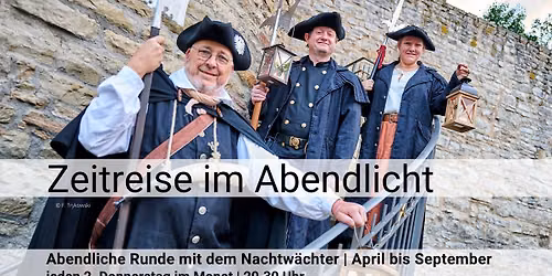 Abendliche Runde mit dem Nachtw\u00e4chter