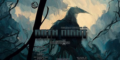 Goth Night at the Crow Bar with DJ Whisperwish