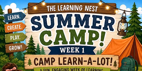 Summer Camp- Week 1- Camp Learn A Lot