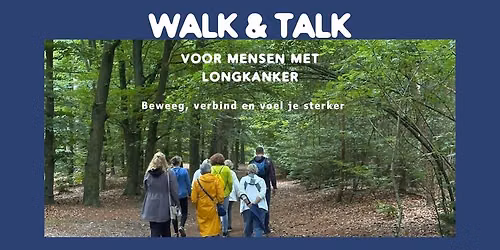 Wandeling voor mensen met longkanker op 2 november