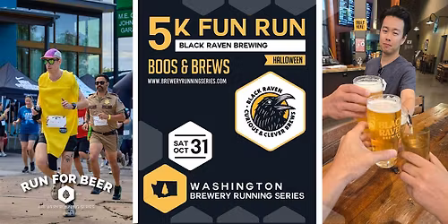 5k Beer Run x Black Raven Brewing | 2026 WA Brewery Running Series