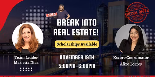 Break into real estate (Scholarship's available!) 