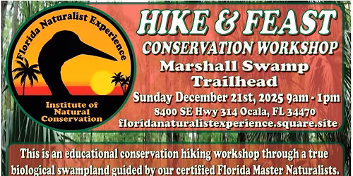 Hike and Feast Workshop at Marshall Swamp Trailhead