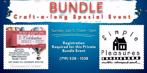 Celebration Bundle Craft-a-long Special Event