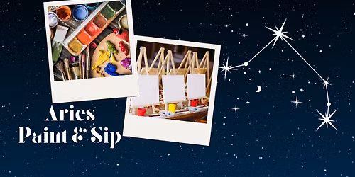 Aries Season Paint & Sip at Studio Noir \u2728\ud83d\udd25