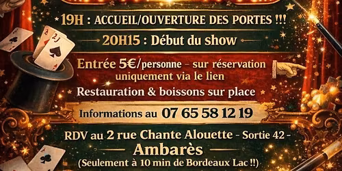 soir\u00e9e magique mentalisme illusion 