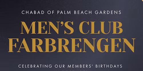 Men's Club Farbrengen