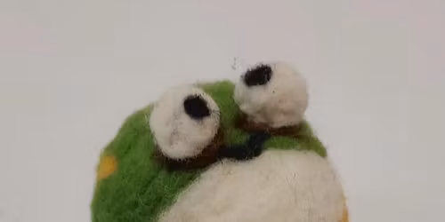 Kid's Class Needle Felted Frog or Pig