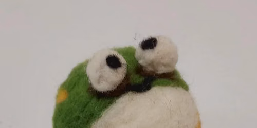 Kid's Class Needle Felted Frog or Pig