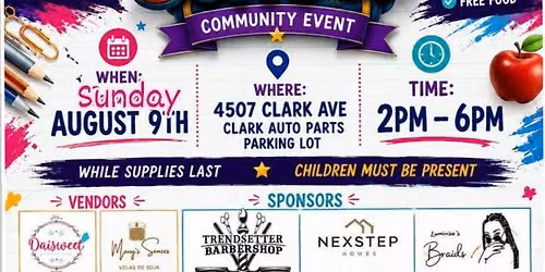 Back to School Event\/ Evento Regreso a Clases