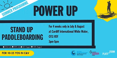 Power Up Summer Programme: Stand Up Paddleboarding (for 10-25YOs)
