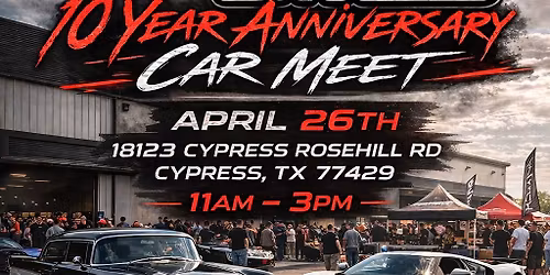 10 Year Anniversary Car Meet