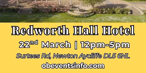 Spring Fayre at Redworth Hall Hotel