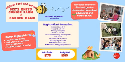 Bee's Knees Junior Farm & Garden Camp