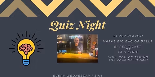 The Wheatsheaf Quiz Night Is back! Every Wednesday 8pm Start