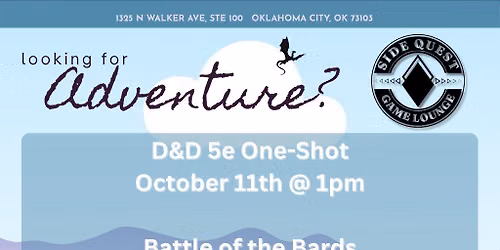 D&D One Shot: Battle of the Bards w\/ Laura