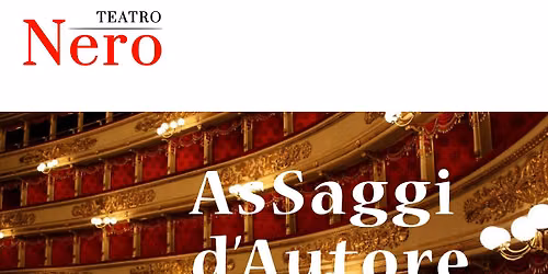 AsSaggi d'Autore — Teatro Nero