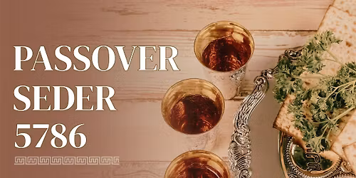 Passover Seder in Toronto - April 4, 2026